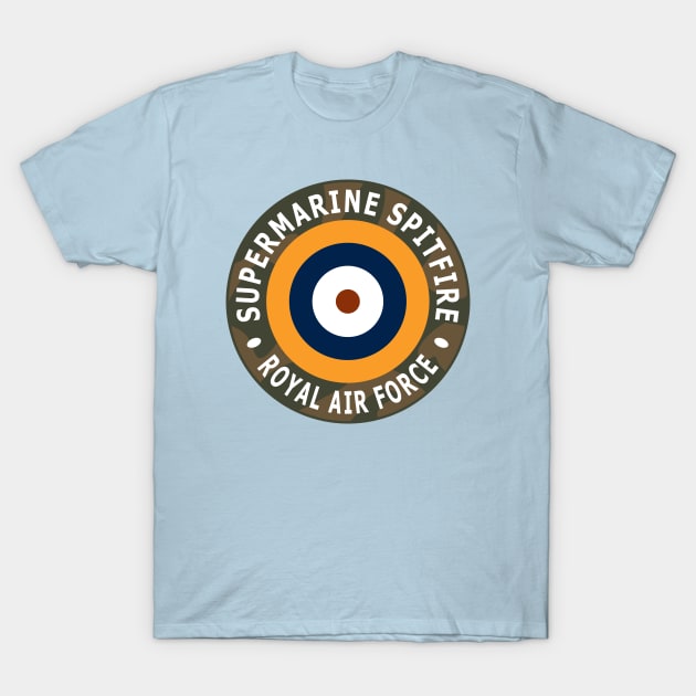 Supermarine Spitfire T-Shirt by Lyvershop